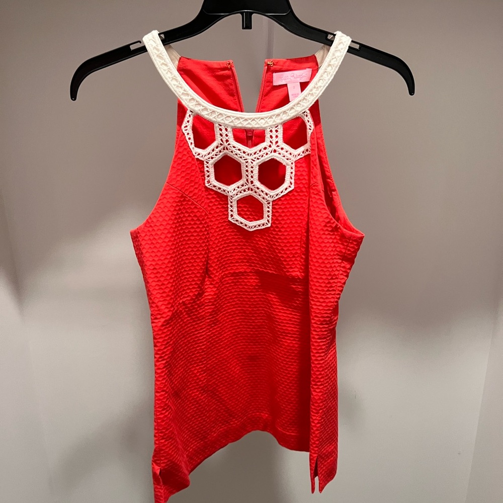 Hot pink lilly pulitzer top